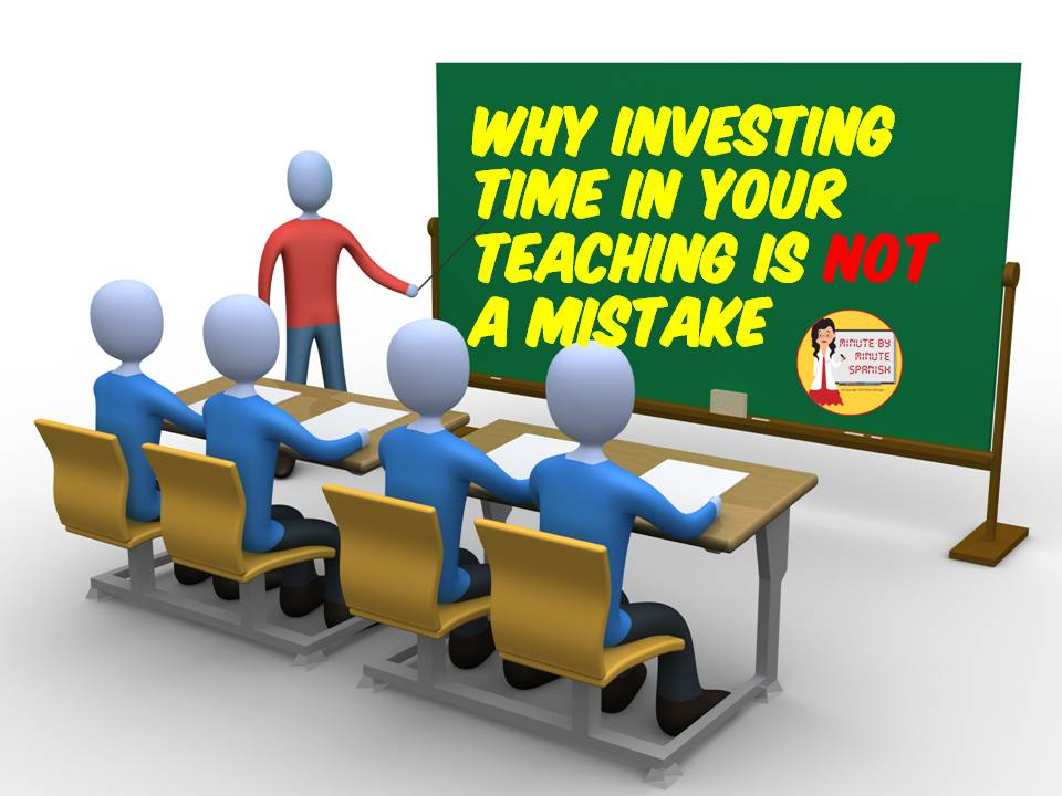 Investing Time in Your Lessons Keeps Students Engaged and Avoids Referrals, Talking to Parents, Relieves Stress and May Prevent Your Being Replaced With Distant Learning.