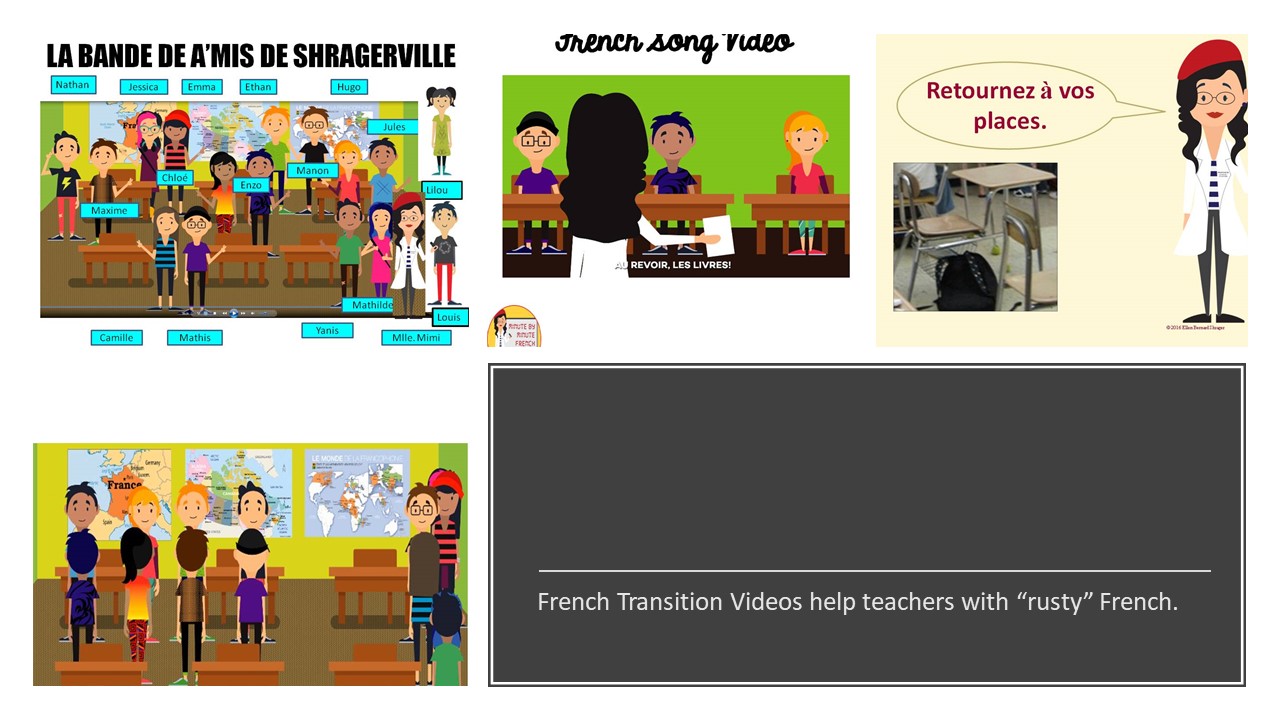 French Transition Videos cure rusty French teacher syndrome!