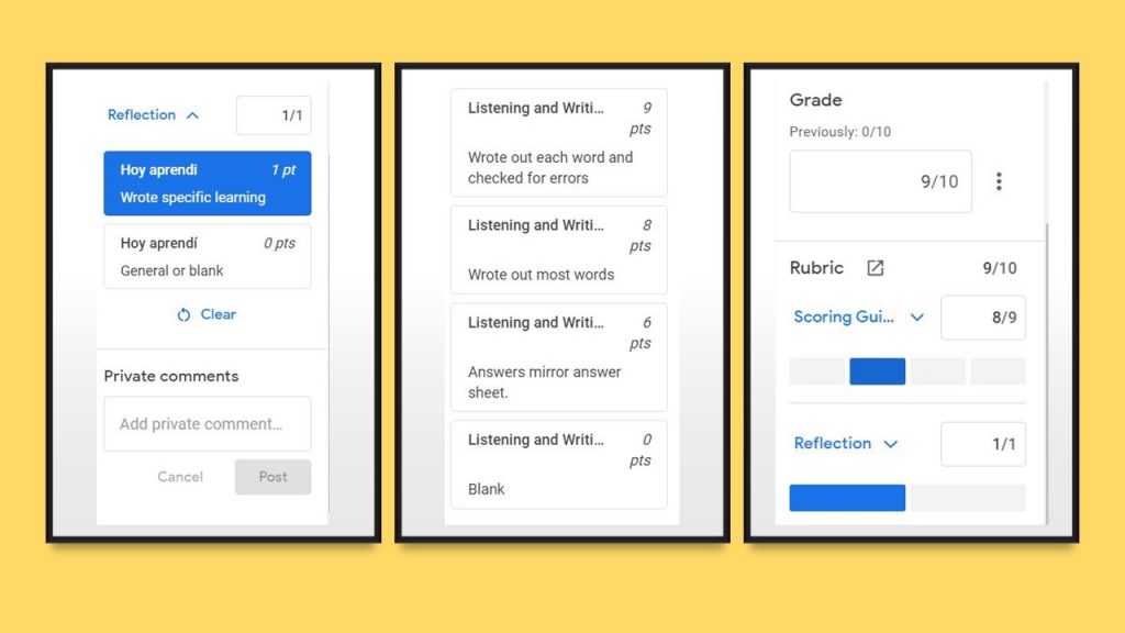 Fast Google Classroom Grading