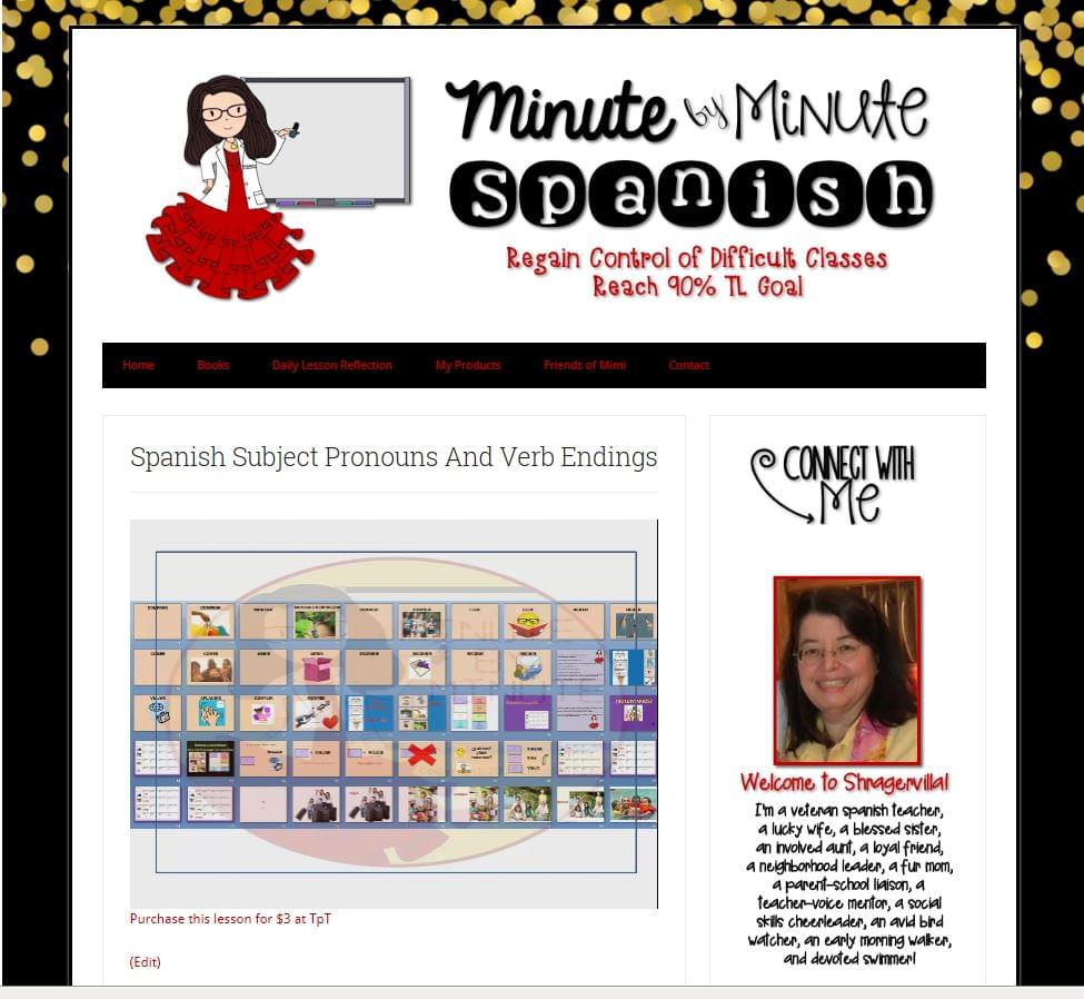 Awesome Way to Introduce Conjugating with over 150 slides for minute by minute instruction.